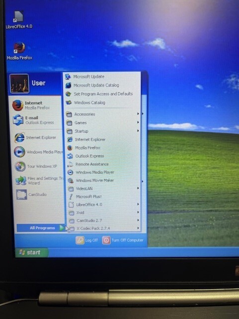 Nice! Dell Laptop Windows XP Pro, 15", I3 2.2, 128GB SSD, 4 GB, Battery and AC gallery