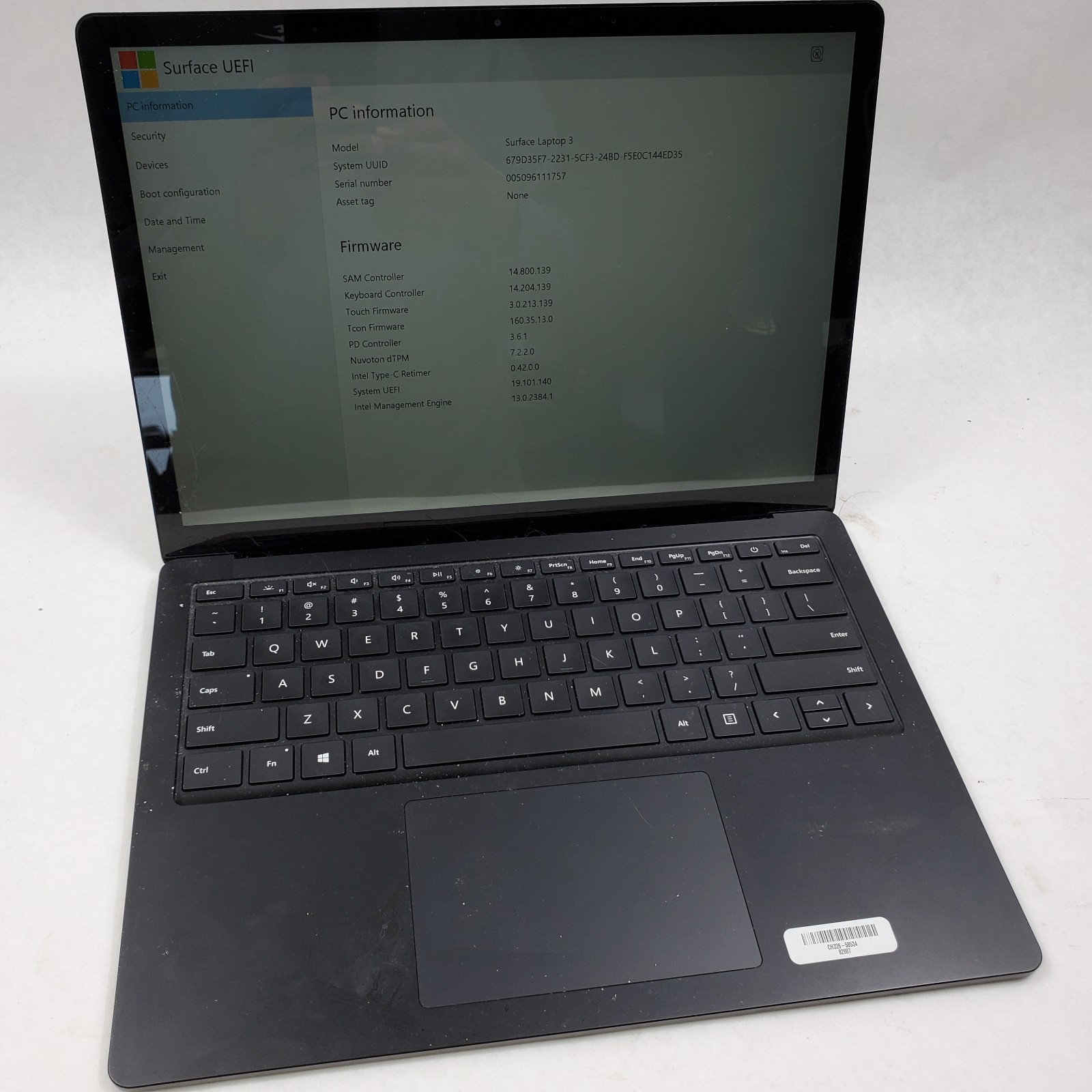 MICROSOFT SURFACE LAPTOP 3 INTEL CORE I7-1065G7 16GB RAM 512GB NO OS *READ gallery