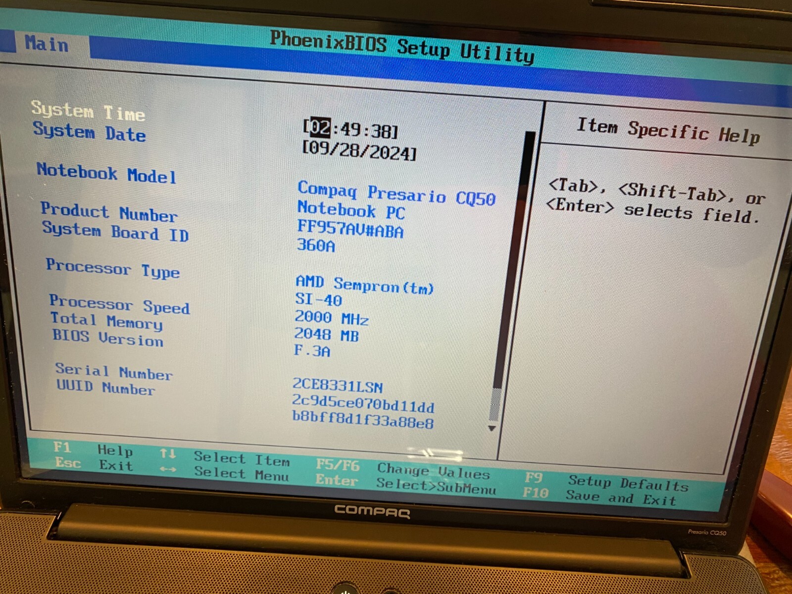 HP Presario CQ50z-100 FF957AV Sempron 2GHz, 2GB RAM gallery