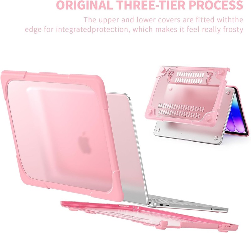 Sleeve for MacBook Neo 13 Inch 2026, Ergonomic Foldable Stand, Shockproof Hard S gallery