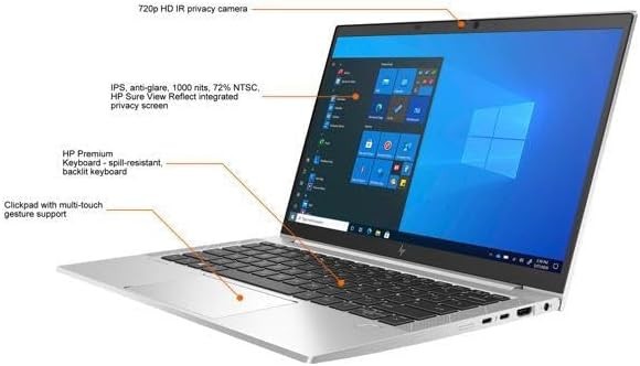 Fast HP EliteBook 840 G8 Laptops Sleek Thin & Light Design SSD Webcam i5 1th Gen gallery