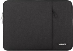 17.3 Inch Laptop Sleeve Case, Vertical Polyester Bag Compatible with Dell, HP, L