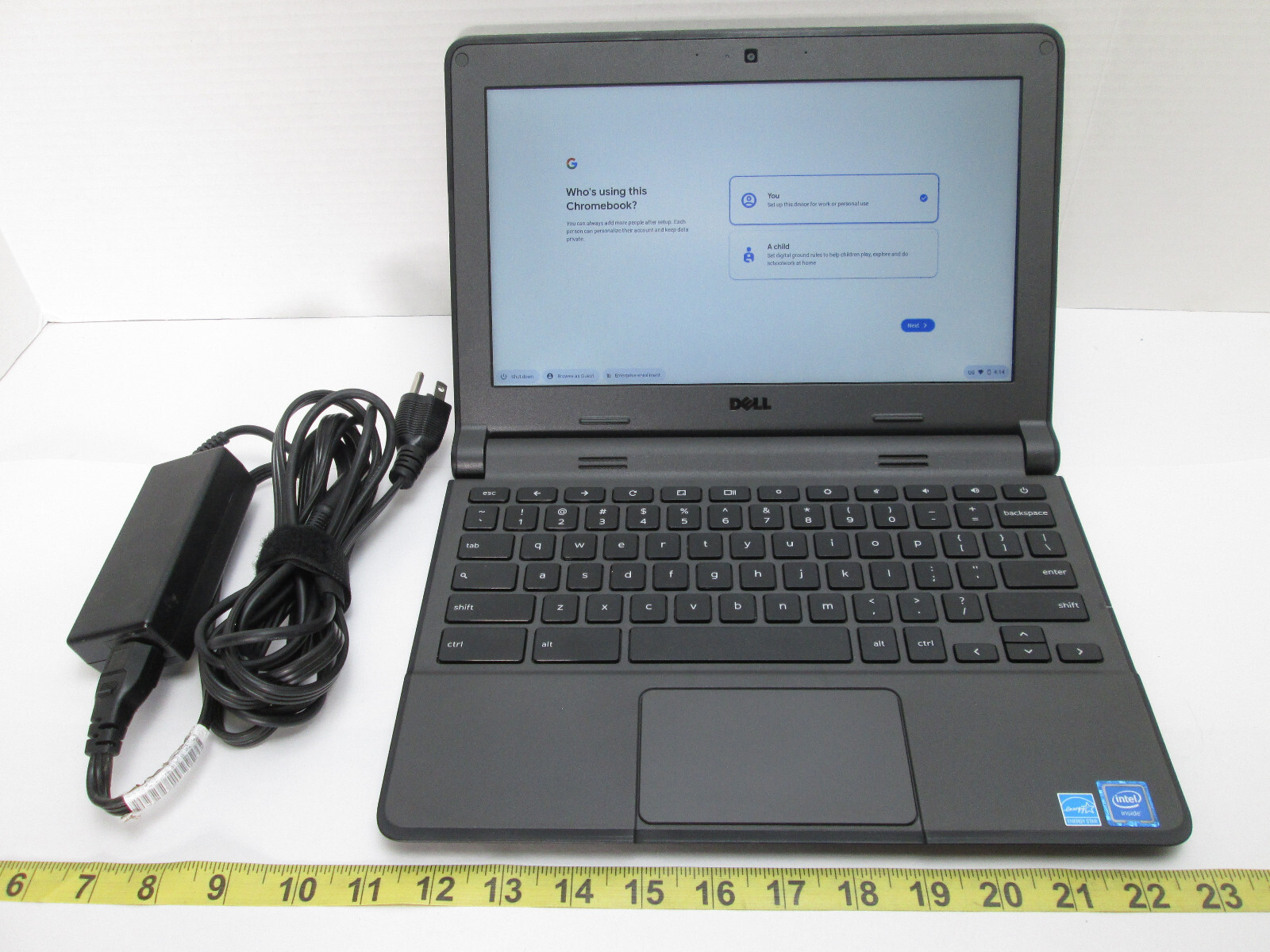 Dell Chromebook 11 P22T Netbook 11.6" Intel Celeron Wifi 4GB RAM 16GB SSD D78 gallery