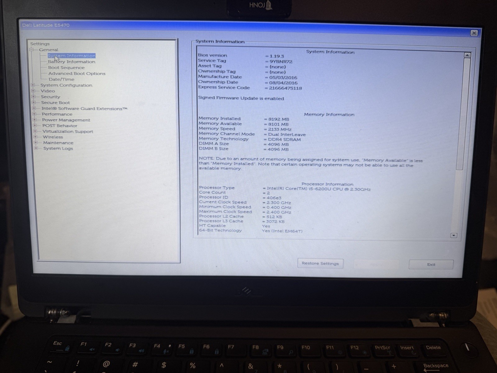 Dell Latitude E5470 14" | i5-6200U 2.3GHz | 8GB RAM | NO SSD gallery