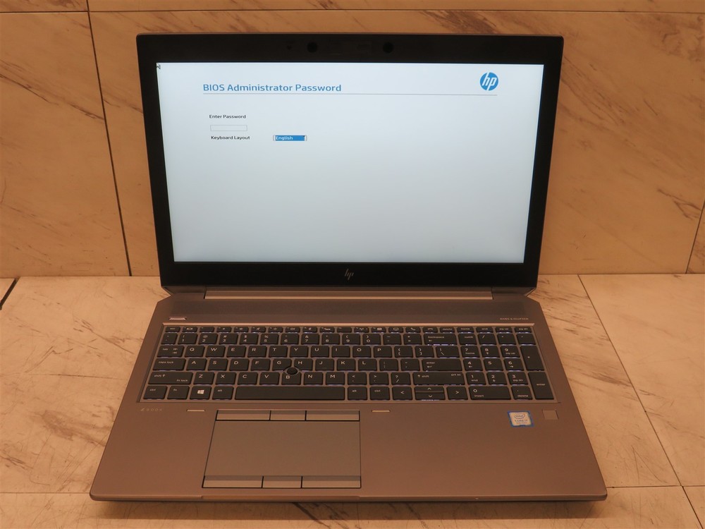 HP Zbook 15 G5 Laptop Intel Core i7-8750H@2.2GHz 16GB RAM *BIOS LOCKED*