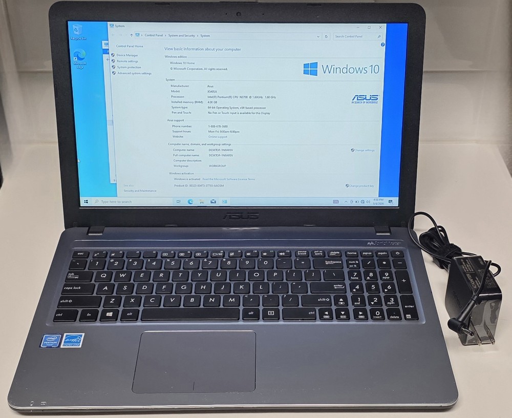 Asus X540sa Windows 10 500gb 4gb Computer Laptop