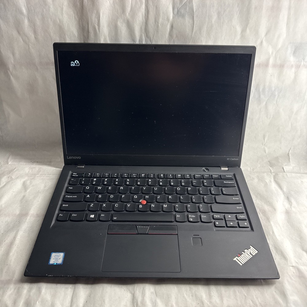 Lenovo ThinkPad X1 Carbon 5th Gen 14" i7-6600U 1TB SSD 8GB Ram NO OS/BIOS LOCKED