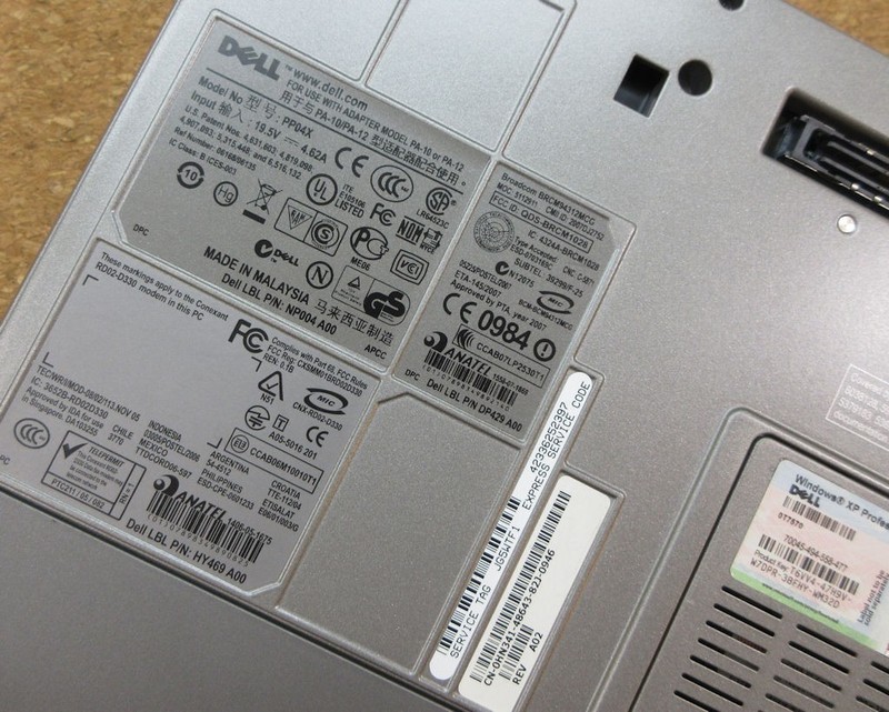 PERFECT++ !! NO BLEMISHES Dell D830 T9300 4gb 15.4 NEW SSD NEW BAT DVD/RW Serial gallery