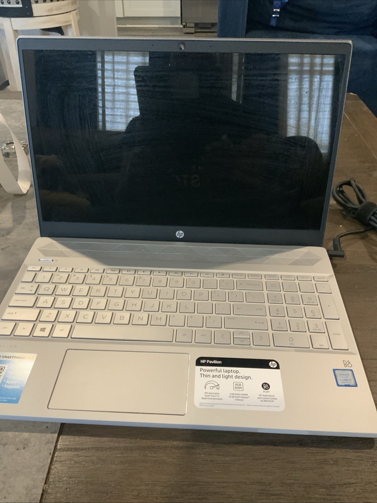 HP Pavilion 15-cs0057od, Silver FHD, I5, 8GB RAM, 256GB SSD gallery