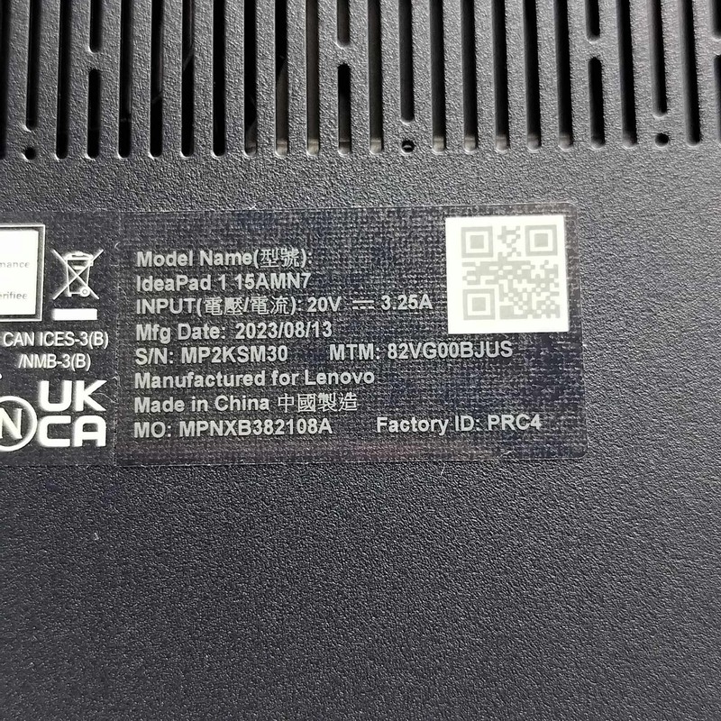 Lenovo IdeaPad 1 15AMN7 15.6" Laptop AMD Ryzen 3 7320U 8GB RAM 256GB SSD PCIe NV gallery