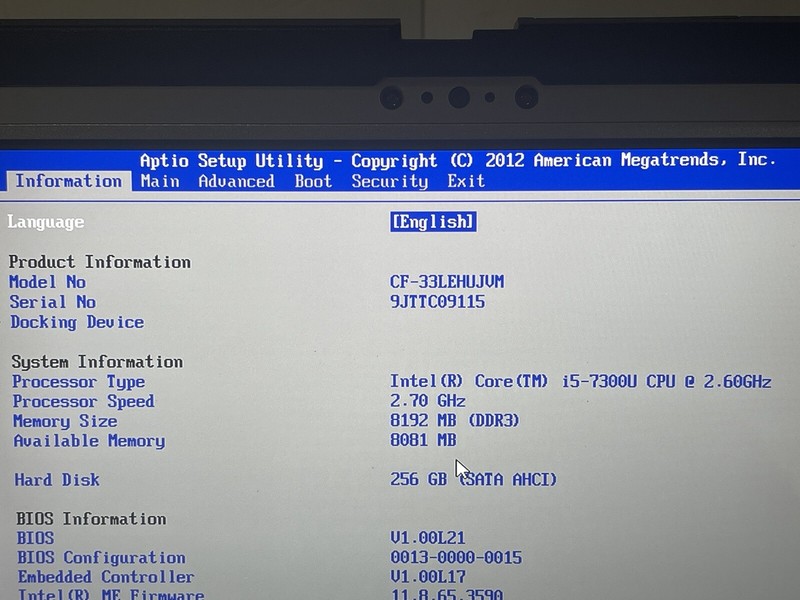Panasonic Toughbook CF-33 i5-7300U 8GB 256GB SSD W10 Pro Touch 2-in-1 LTE GPS gallery