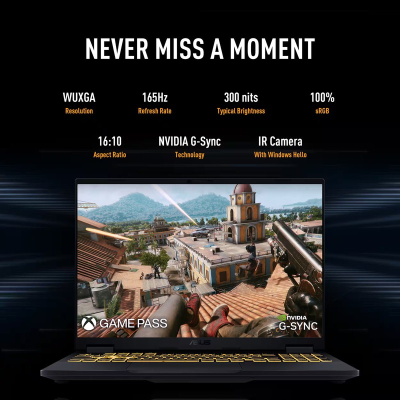 ASUS - TUF Gaming F16 16" 165Hz 2K Gaming Laptop - Intel Core i7-14650HX 2024... gallery