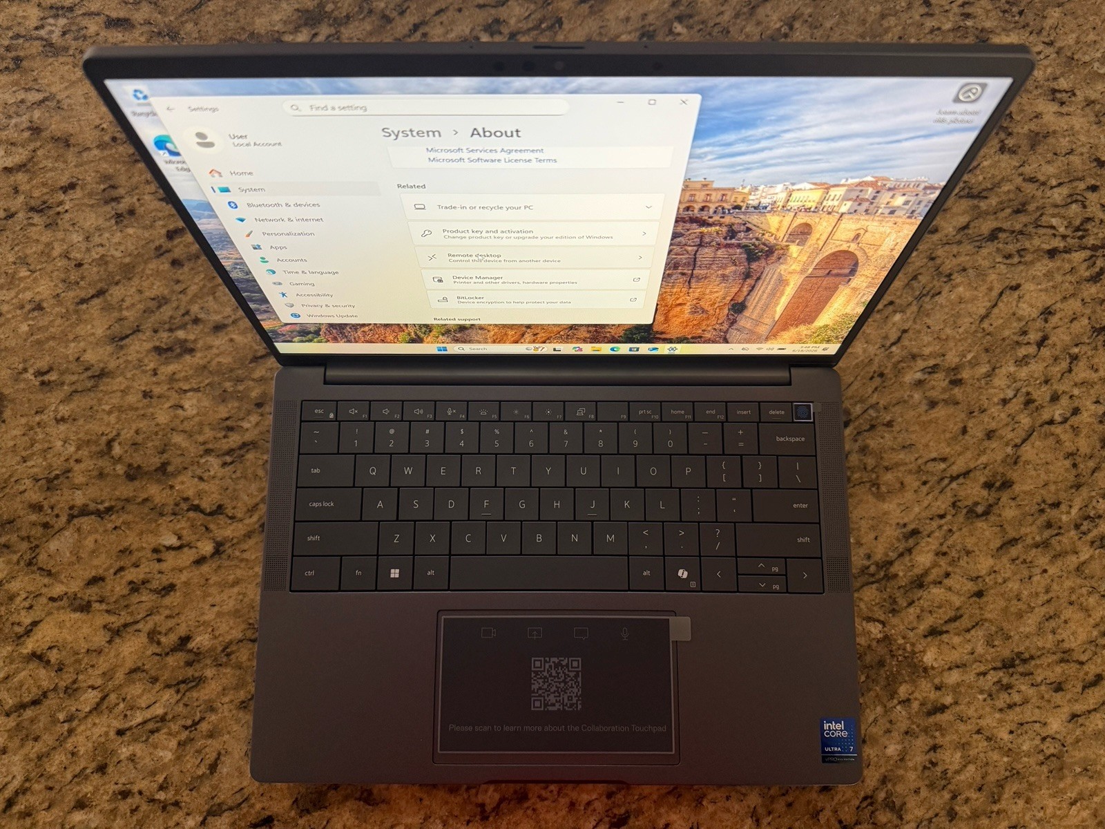 Dell Pro 14 Premium Laptop PA14250 32gb Ultra 7 268V Win11 Pro 256gb SSD gallery