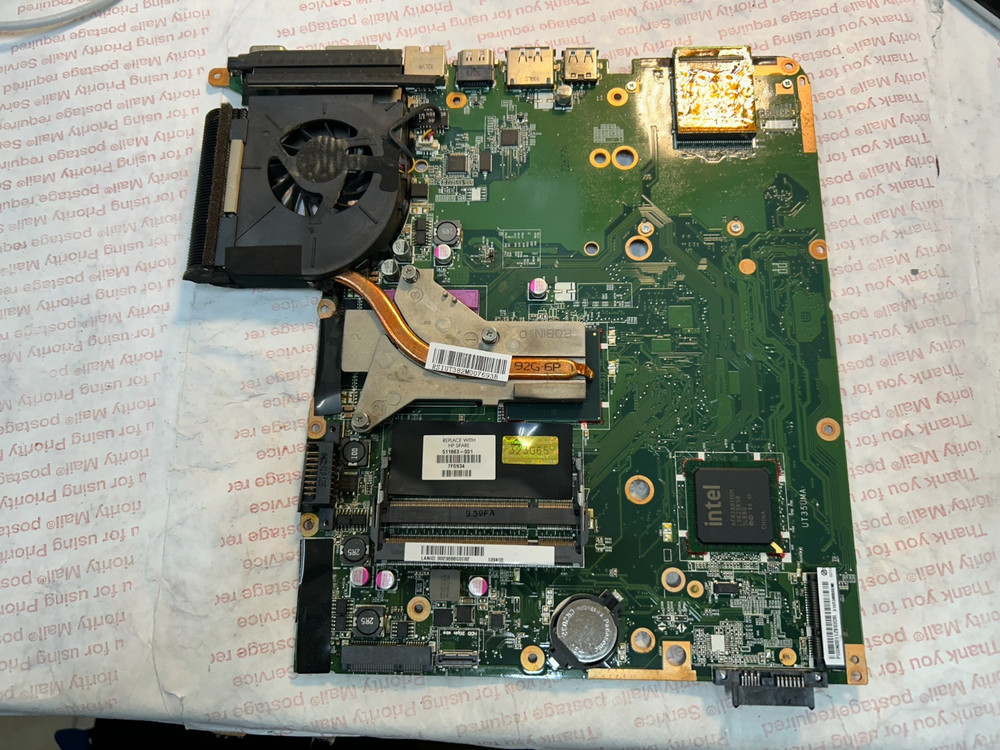 HP Pavilion DV6-1030US Motherboard Core 2 Duo T6400 2GHz 4GB & keyboard topcase