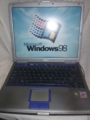 Windows 98 SE DOS GAMING Laptop Computer PC w P4 WIFI USB 2.0 Radeon 9000 64mb!