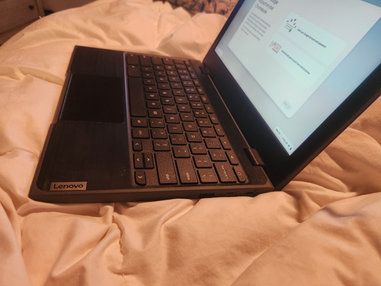 Lenovo Chromebook 11.6in Intel Celeron N Black Chrome OS Webcam USB-C gallery