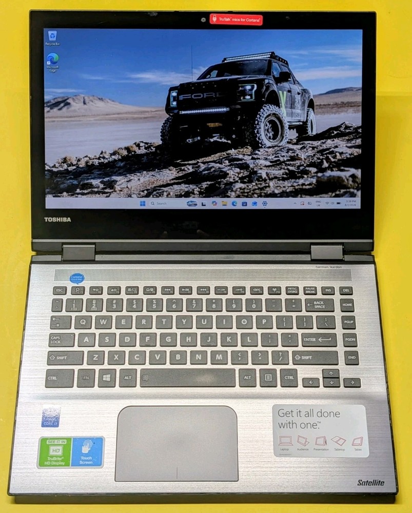 Toshiba Satellite (RARE) E45W-C4200X 14" i3-5015U 2.1GHz 6GB RAM 500GB-Win11