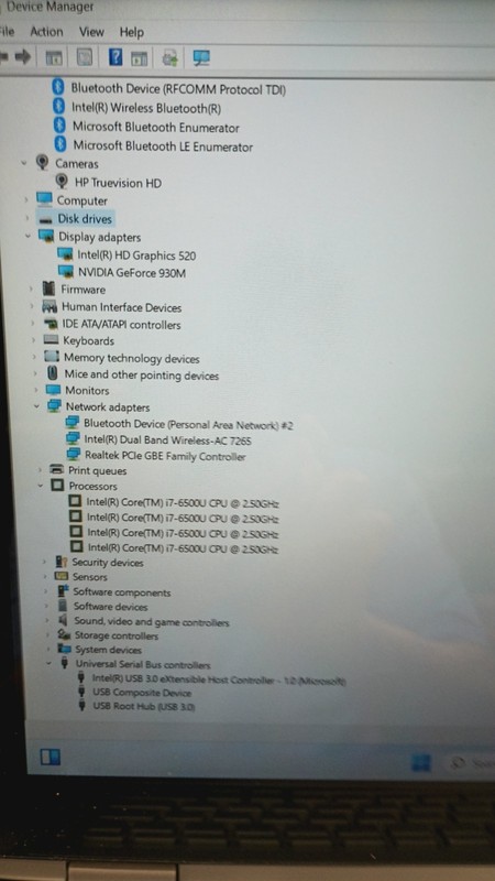 HP Envy Gamer w/charger.i7-6500U.8GB.240GB SDD.Nvidia.15.6".Touch.W11.Nice! gallery