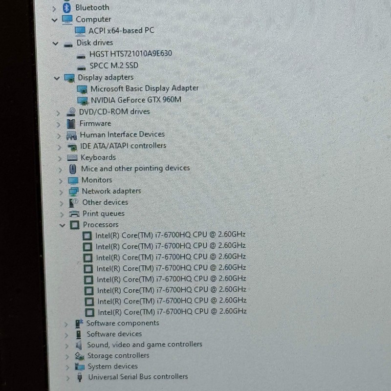 Broken MSI GE72 OI1N996 17.3" i7-6700HQ 2.6GHz 16GB RAM 256GB SSD GeForce GTX /B gallery