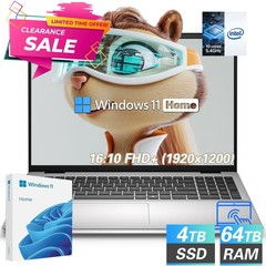 Dell Laptop 16″ FHD Touch – 10 cores Core 7 150U Copilot+ UPTO 64GB RAM 4TB SSD