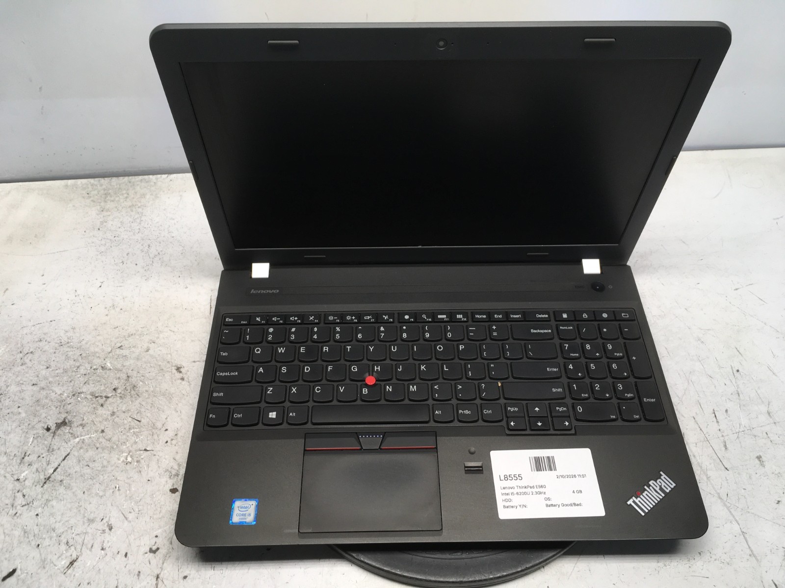 Lenovo ThinkPad E560 Intel i5-6200U 2.3GHz 4 GB NO HDD gallery