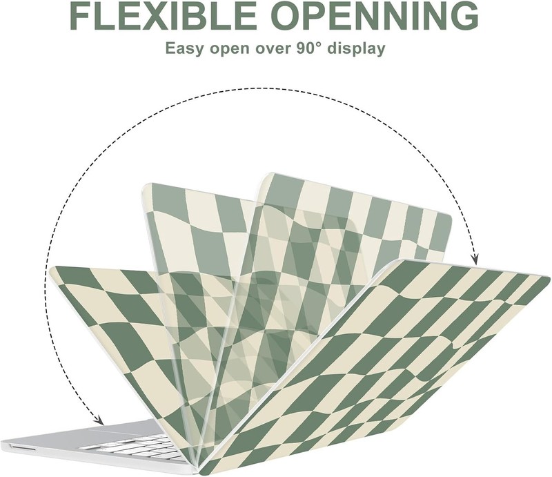 Sleeve for MacBook Neo 13 inch 2026 A3404, Green CheckBoard Unique Pattern gallery