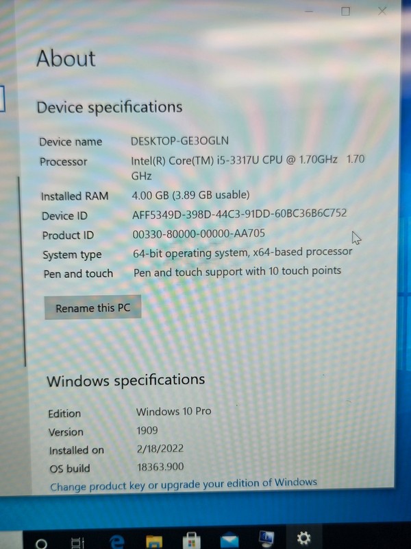 Microsoft Surface Pro 1514 Intel Core i5-3317U@1.70GHz 4GB Ram 128GB SSD gallery