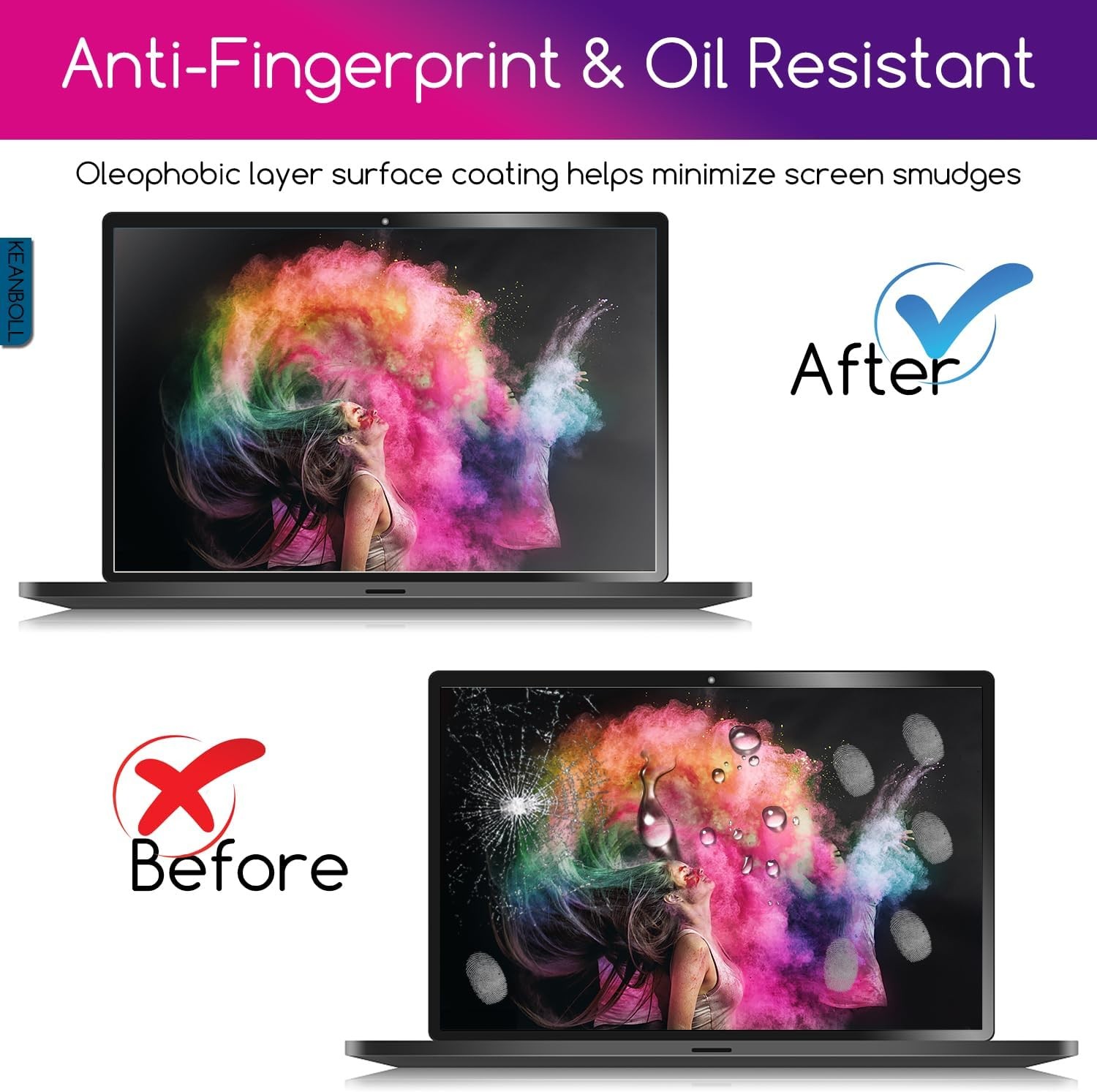 2-Pack Tempered Glass Screen Protectors for Dell 15, Pro 15 Essential, Inspiron gallery