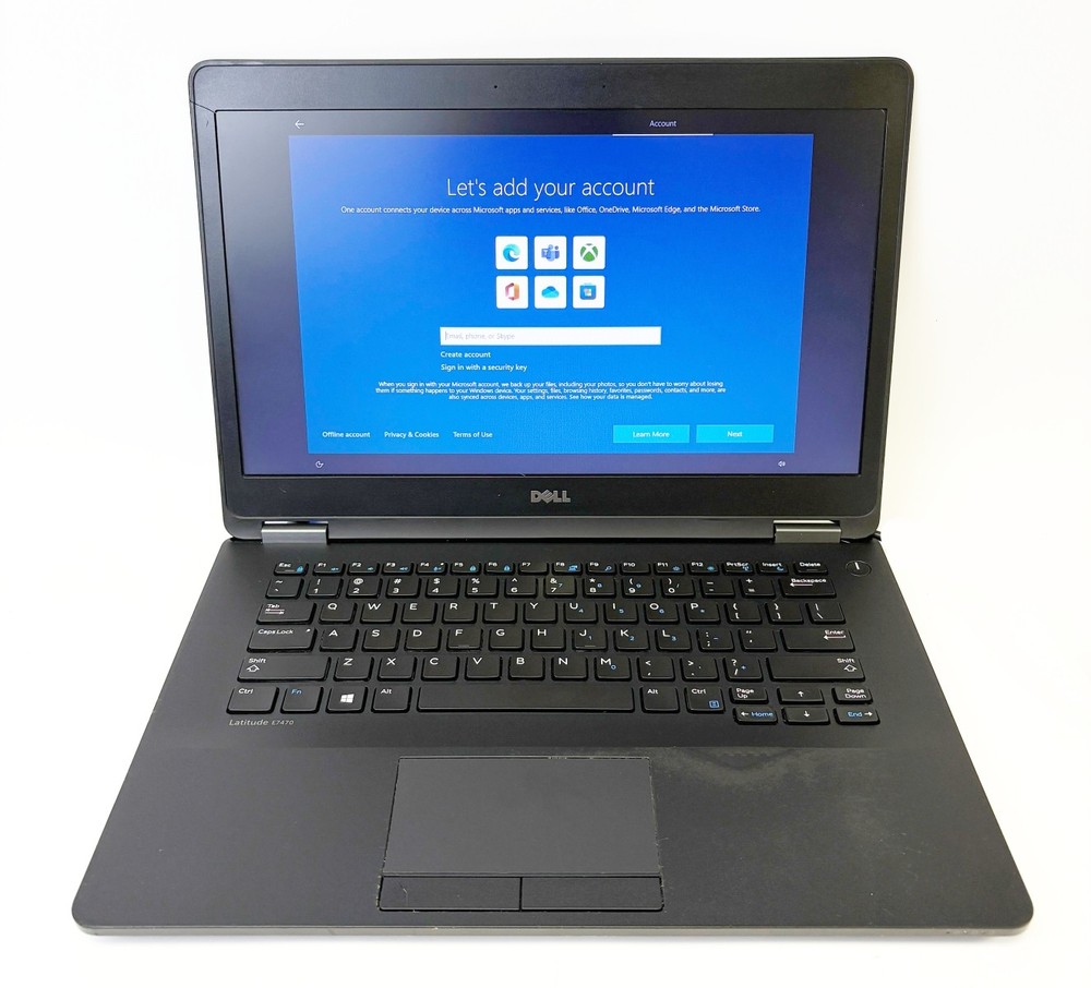 Dell Latitude E7470 Laptop 14" i5-6300U 2.40GHz 8GB RAM 256GB SSD