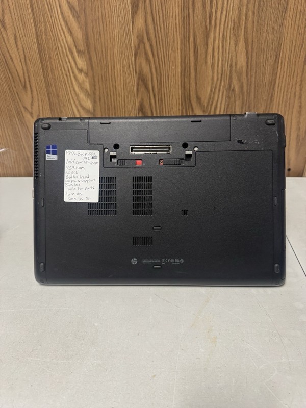 HP ProBook 650 G1 i5-4210M 4GB RAM BIOS LOCK NO SSD Parts gallery