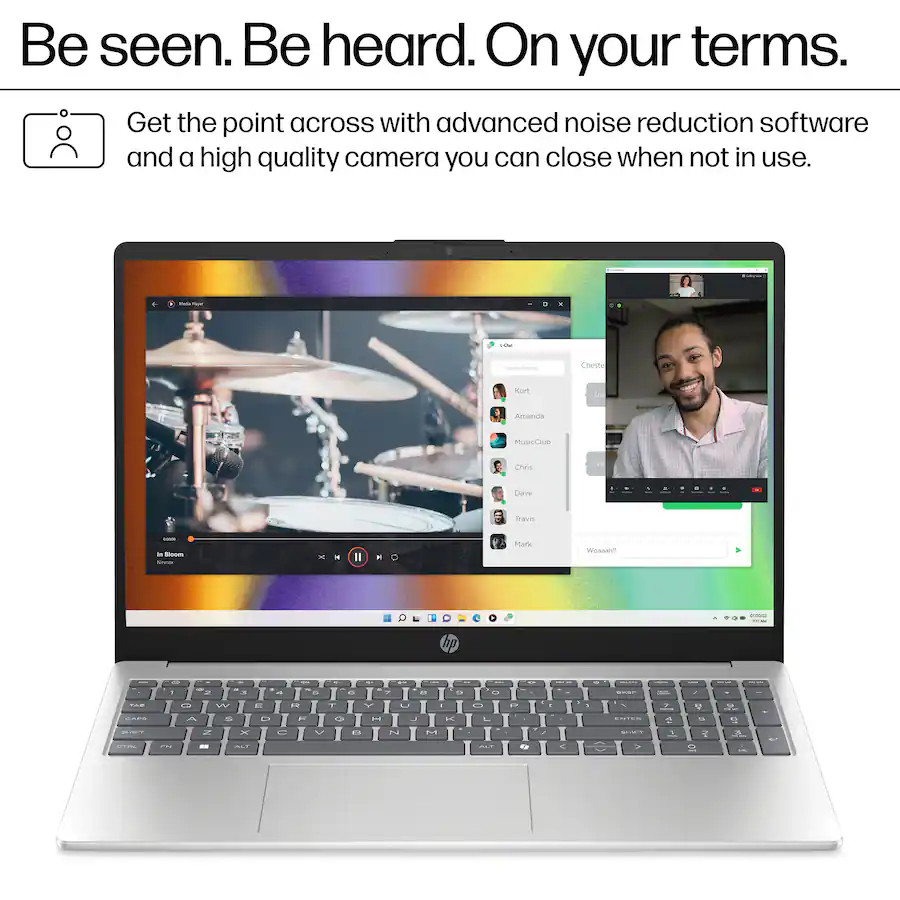HP 15.6" Touch-Screen Laptop Intel Core i3 1315U 8GB Memory 256GB SSD WIN11 gallery