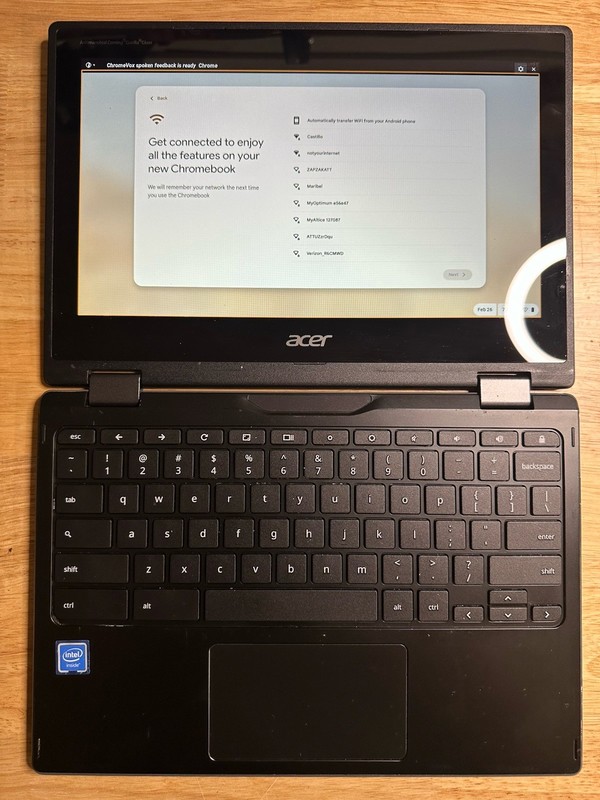 Acer Chromebook R752T 11.6" Black Intel Celeron 4GB 32GB Chrome OS gallery
