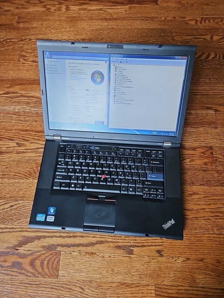 Lenovo ThinkPad T520 i5-2520M 2.5GHz 8GB Ram 120 GB SSD Win 7 pro. Ready to Use