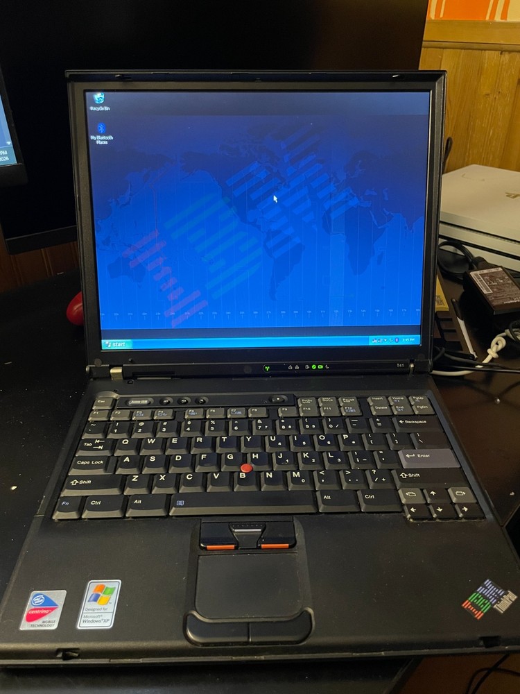 IBM ThinkPad T41 14" Laptop Intel Pentium M 1.6GHz 1GB MEMORY 80GB HDD