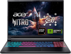 Nitro V 16S AI Gaming Laptop | NVIDIA Geforce RTX 5060 GPU | AMD Ryzen 7 260 Pro