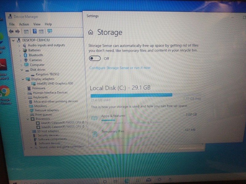 HP 14-cb164wm Laptop 14" Intel Celeron N4000 1.10GHz 4GB Ram 32GB SSD BT Win10 H gallery