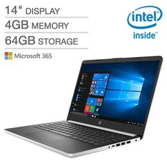 HP 14-dq0005cl 14″ FHD IPS Laptop Intel Pentium Silver N5000 4GB 64GB eMMC Win10