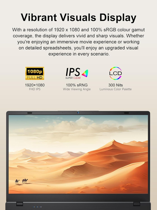 Laptop Computer, 8GB RAM 256GB SSD, Laptop with Gold 6500Y (Beat 8100Y, up to 3. gallery