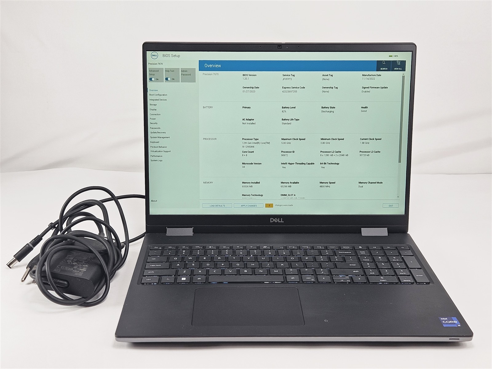 Dell Precision 7670 i9-12950HX 64GB RAM 2TB SSD NVIDIA RTX A2000 8GB gallery