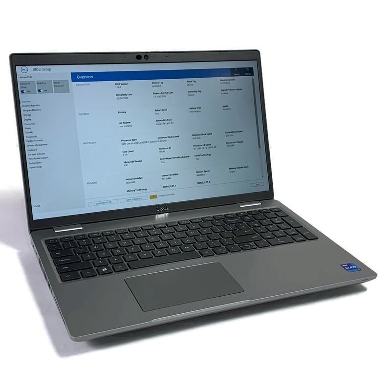Dell Latitude 5531 15.6" Laptop i7-12800H 3.7GHz 16GB 256B NVMe SSD - Win11