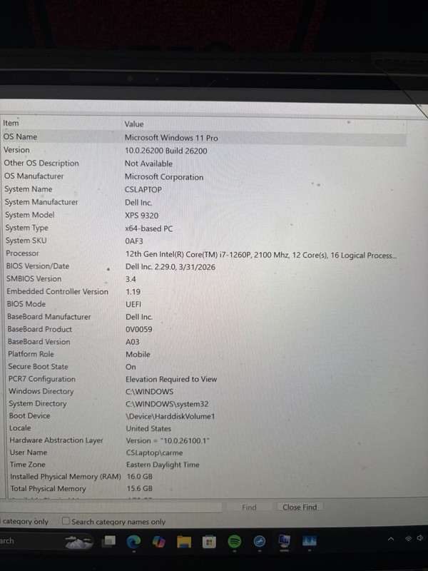 13 Dell XPS 9320 Touch Intel Core I7 12th Gen 16GB RAM 512GB Windows 11 See Pics gallery