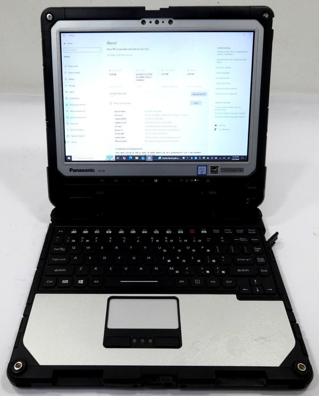 Panasonic Toughbook CF-33 12" QHD Core i5-7300U 2.6GHz 16GB 256GB LTE gallery