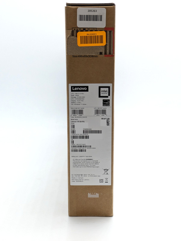 Lenovo V15 G4 IRU 15.6" Intel Core i3-1315U 16GB DDR4 512GB SSD Windows 11 Home gallery