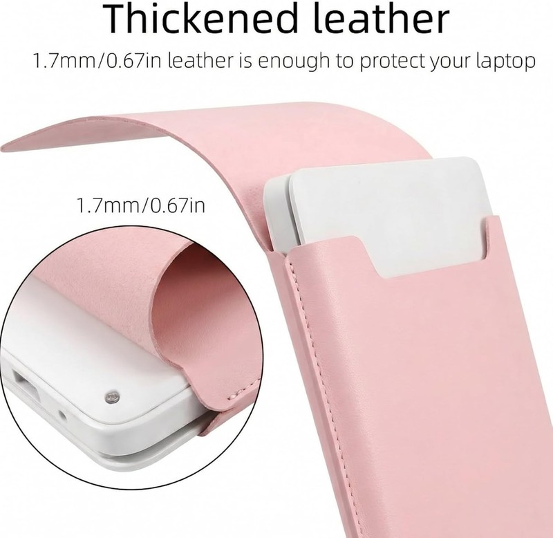 MacBook Air 14 inch Sleeve, PU Leather Laptop Sleeve Case for MacBook Air M5 M4 gallery