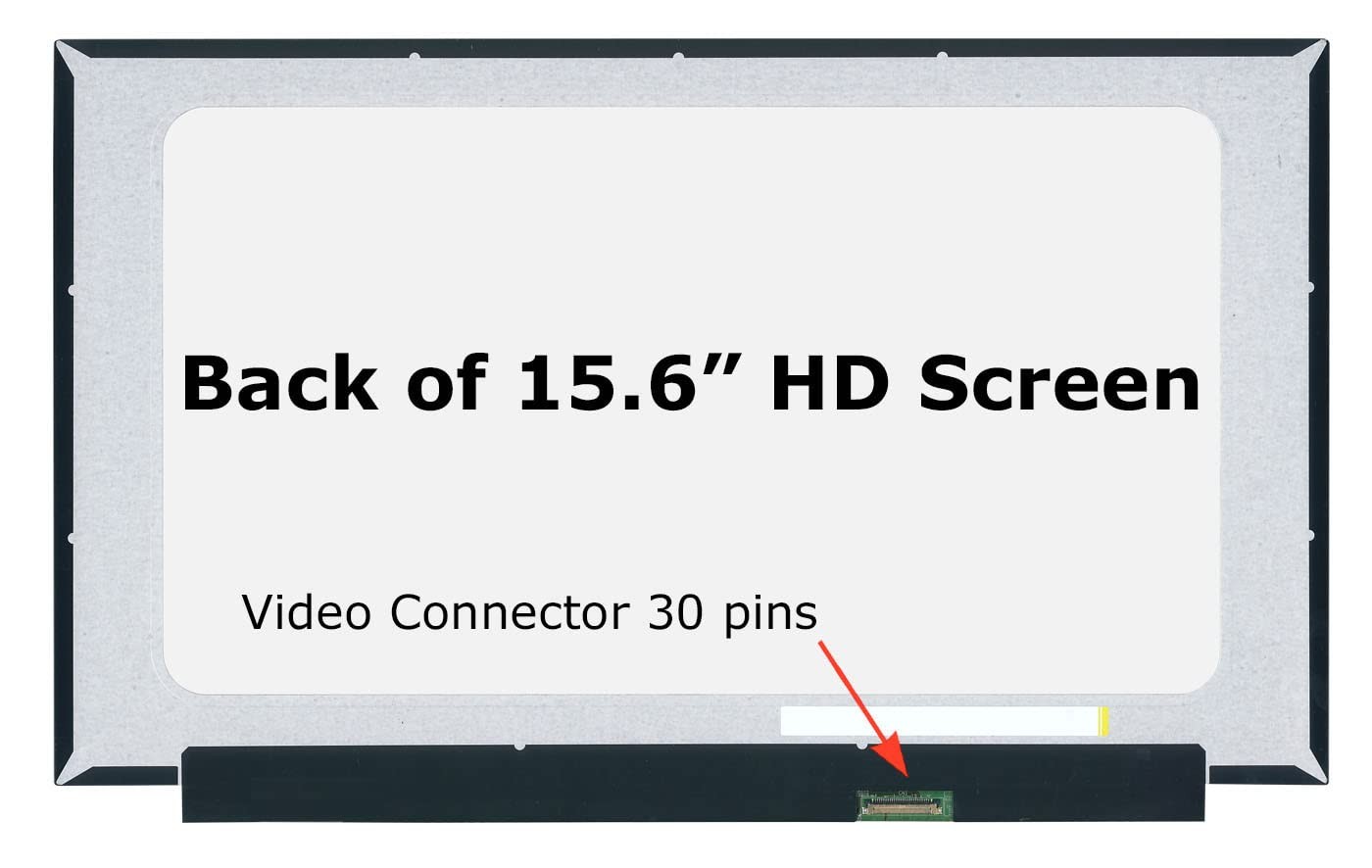 SCREENARAMA New Screen Replacement for HP P/N L63568-001, HD 1366x768, Glossy, L gallery