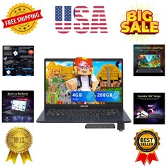 Vivobook Go 14″ FHD Laptop, Intel Celeron N4500, 4GB RAM, 288GB Storage128GB …