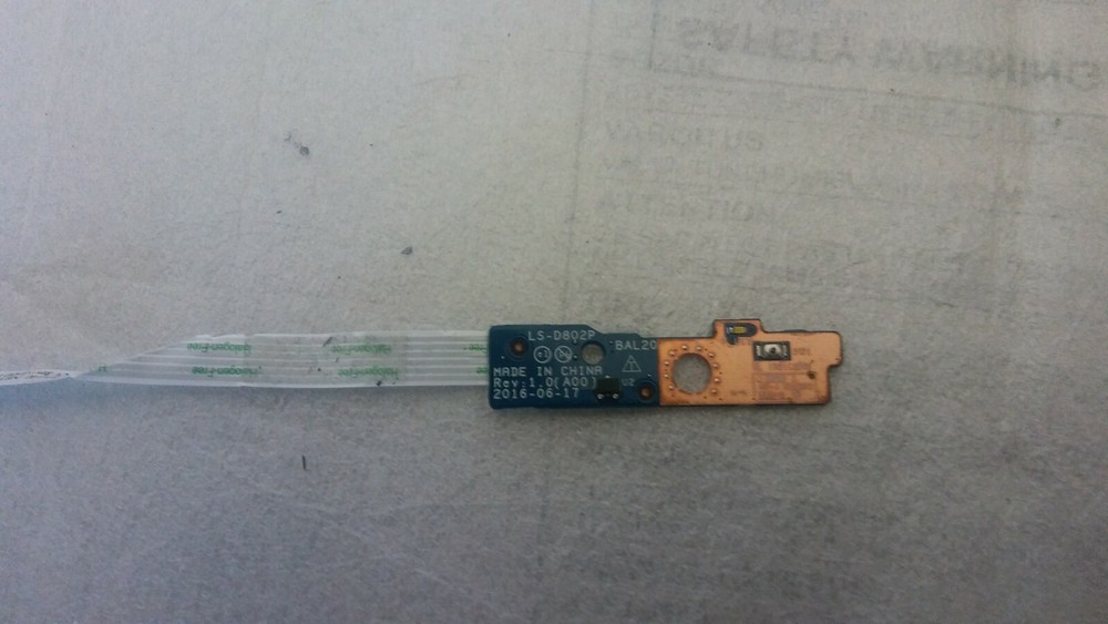 DELL INSPIRON 15 5567 5568 5565 P66F POWER BUTTON WITH FLAT