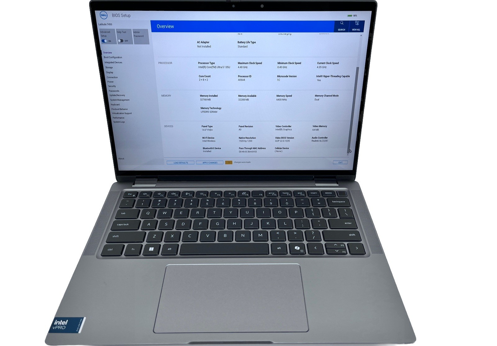Dell Latitude 7450 14" FHD Ultra 5 135U 1.6Ghz 32GB 256GB *GRADE C* gallery