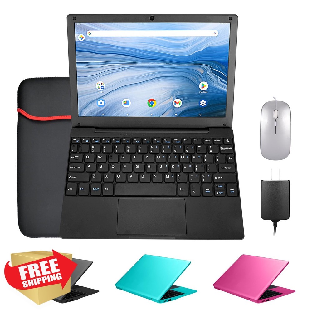 ZHAOHUIXIN 10.1" Android 12 Laptop Black