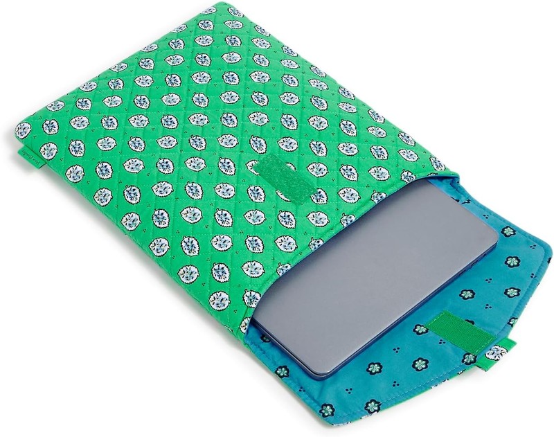 Vera Bradley Cotton Tech Sleeve for iPhone 14 Pro Max & Plus in Garden Green Lea gallery